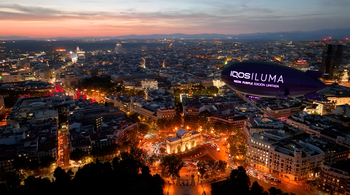 Iqos Iluminar El Cielo De Violeta Para Presentar Su Nueva Edici N Limitada