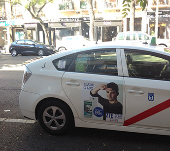 ZTE ha elegido el taxi como plataforma publicitaria para su expansión en Europa.