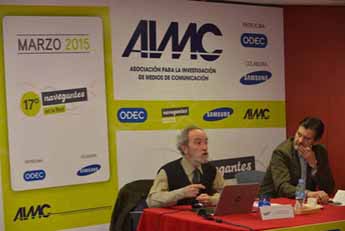 De izquierda a derecha, Fernando Santiago y Carlos Lozano, director técnico y presidente ejecutivo de AIMC, respectivamente. 