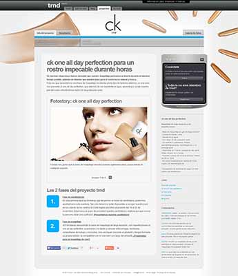ck one all day perfection, trnd, marketing colaborativo