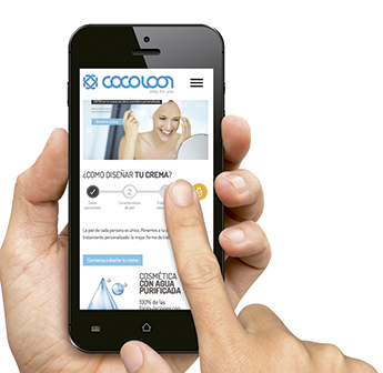 Cocoloon cosmética personaliza vía Internet