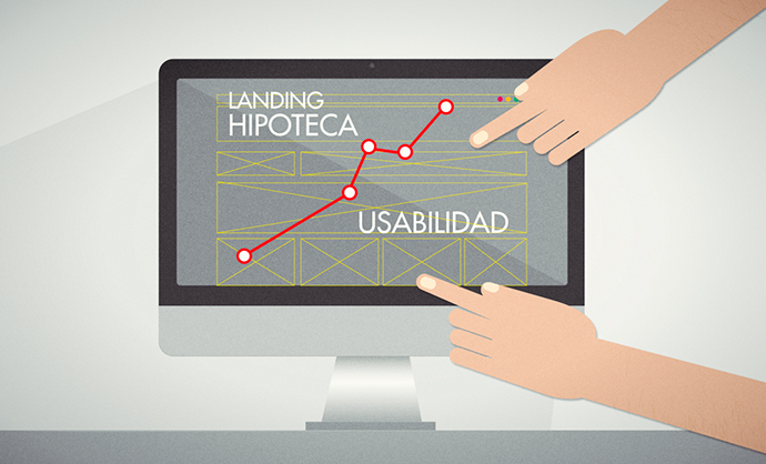 usabilidad landing pages de bancos españoles