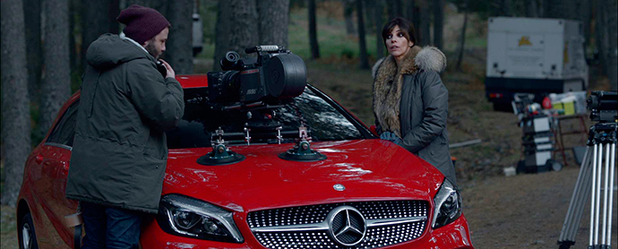 Maribel Verdú en la nueva campaña de Mercedes-Benz.