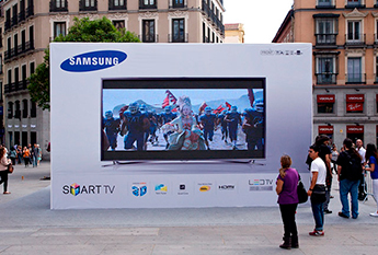 Samsung en la Plaza de Callao