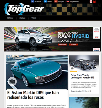 Axel Springer lanza en España la revista TopGear_IPMARK