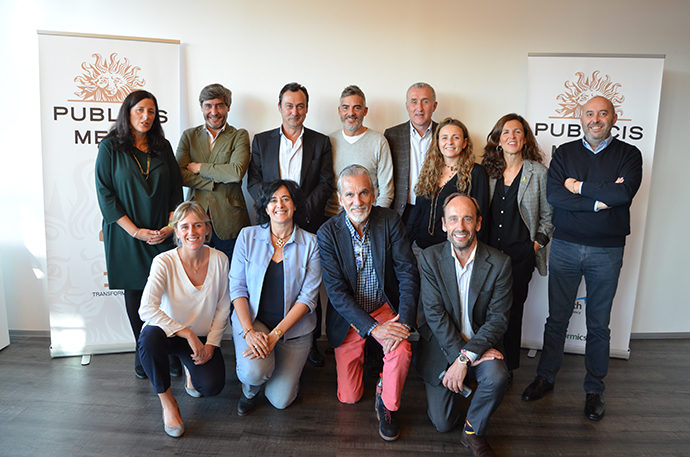 El equipo directivo de Publicis Media en España