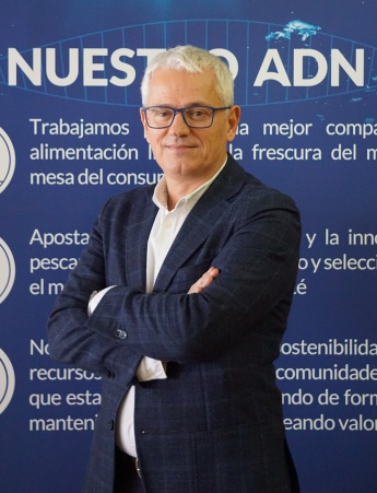 Retrato de Juan Viñas Orta, director corporativo de marketing de Grupo Nueva Pescanova.