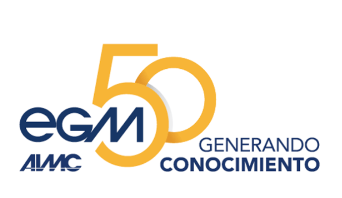 Logotipo del 50 aniversario del EGM.