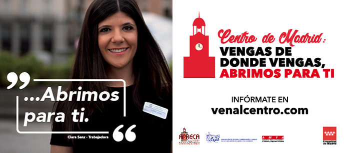 Además, la iniciativa ha puesto en marcha la web www.venalcentro.com, para informar al ciudadano.