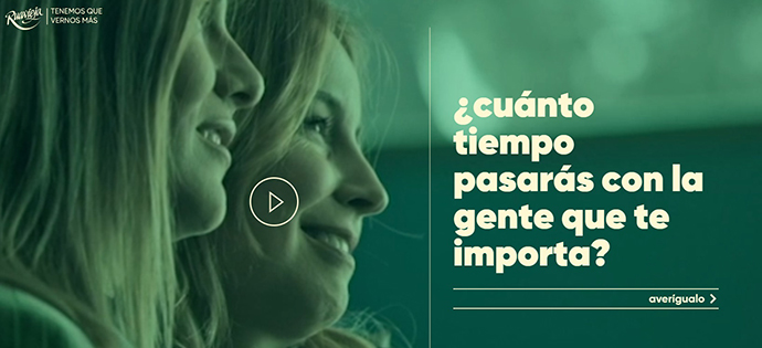 La marca de licores Ruavieja ha lanzado la campaña ‘¿Cuánto tiempo pasarás con la gente que te importa?’, desarrollado por la agencia Leo Burnett y el director Fernández de Castro.