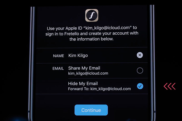 Sign in with Apple, una de las novedades de privacidad de Apple