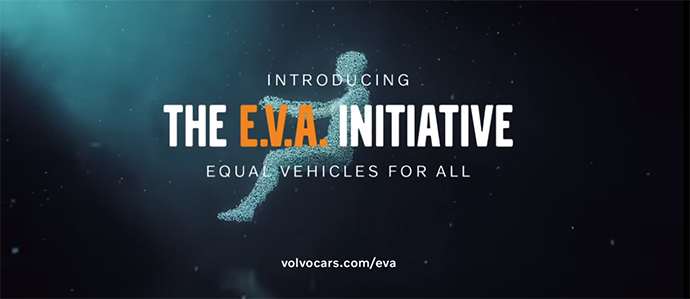 Fotograma de la campaña de la cuenta creativa Forsman & Bodenfors (Gothemburg) con ‘The E.V.A. Initiative’ para Volvo Cars.