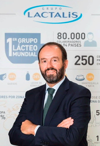  Ignacio Elola Zaragüeta como su nuevo consejero delegado y director general de Lactalis Forlasa, la división de quesos en España. 