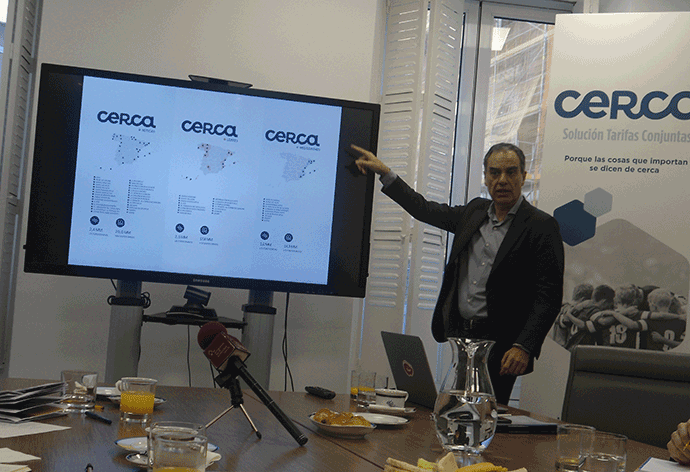 Carlos Bravo, director de marketing de Prensa Ibérica, presenta la propuesta comercial Cerca.