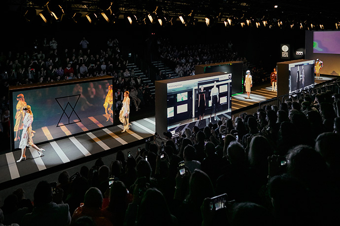 Samsung y Vodafone han presentado en la Semana de la Moda de Madrid cómo sería un desfile 5G