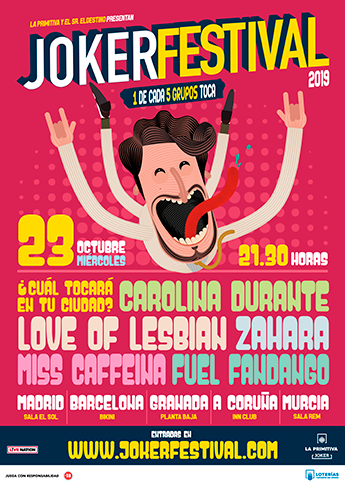 El cartel de la acción 'Joker Festival' de Proximity Spain.