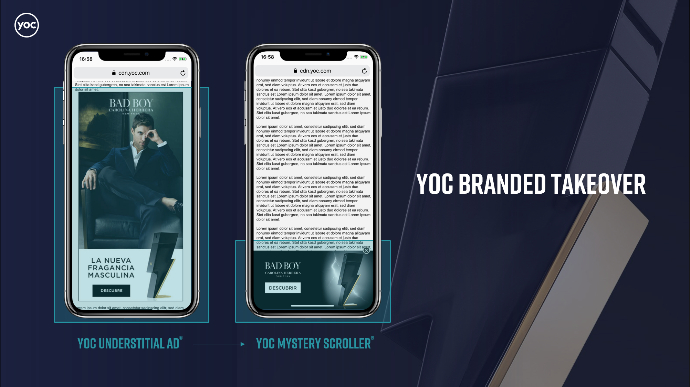 YOC lanza su nueva línea de formatos publicitarios “YOC Branded Takeover”