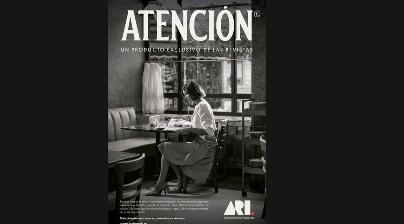 Con esta acción, ARI, que representa y visibiliza los intereses de los editores de revistas multiformato y multiplataforma en España