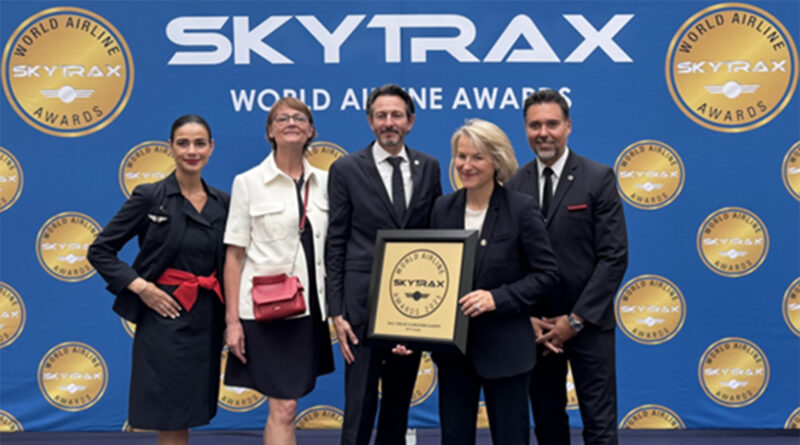 Air France también destaca como la mejor oferta gastronómica en una sala VIP de primera clase y mejor neceser para esta cabina de viaje