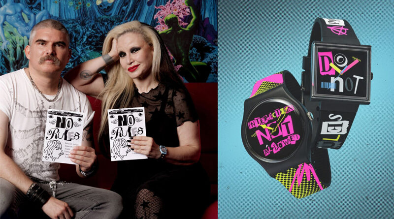 Alaska y Juan Pablo Chipe se unen en un fanzine de Swatch