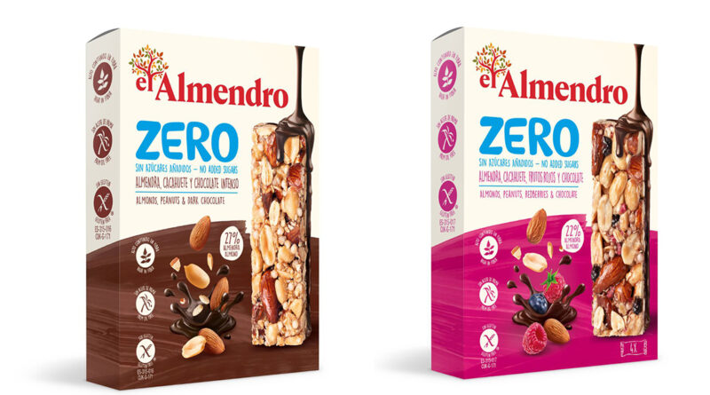 Nace El Almendro Zero, la nueva gama de barritas de la marca de turrones