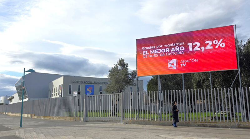 Aragón TV registró un 13,63% en facturación en 2025 Aragón TV registró un 13,63% en facturación en 2025