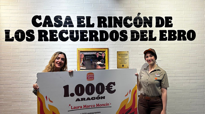 Ganadora de Aragón en la iniciativa de Burger King
