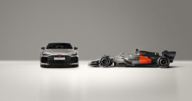El híbrido enchufable de altas prestaciones de Audi Sport entra en acción como parte del programa de apoyo de la F1