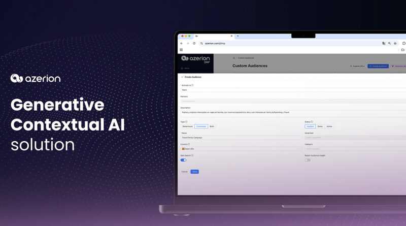 Azerion asegura entornos ‘brand-safe’ con su IA contextual Azerion asegura entornos ‘brand-safe’ con su IA contextual