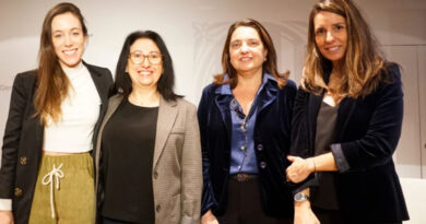 Montse Sellarès, Alba Guzmán, Sonia Recasens y Silvia Rodríguez durante la sesión del Mirador