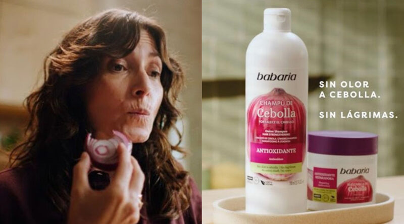 Babaria vuelve a sorprender con esta campaña para su champú de cebolla, su producto viral y superventas