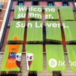Babaria tiende el verano en Madrid con 12 toallas XXL Babaria tiende el verano en Madrid con 12 toallas XXL