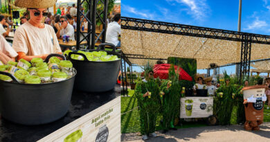 La activación se completó con un carrito de inspiración caribeña desde el que se ofrecieron degustaciones gratuitas de Kaiku Matcha Latte
