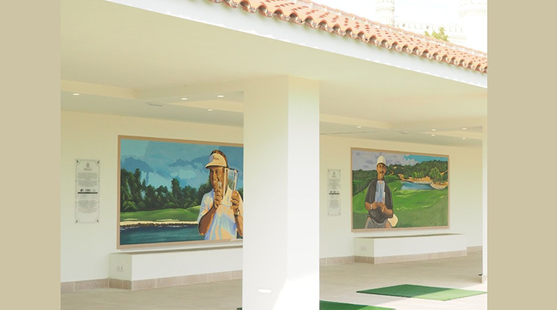 Barceló Montecastillo transforma su tee de prácticas en un homenaje visual al legado del golf