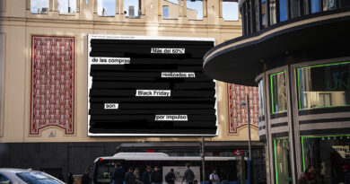 'Block Friday', un proyecto de PS21, desafía la saturación publicitaria con un "silencio visual" en Gran Vía, Callao y otros ejes comerciales de la capital