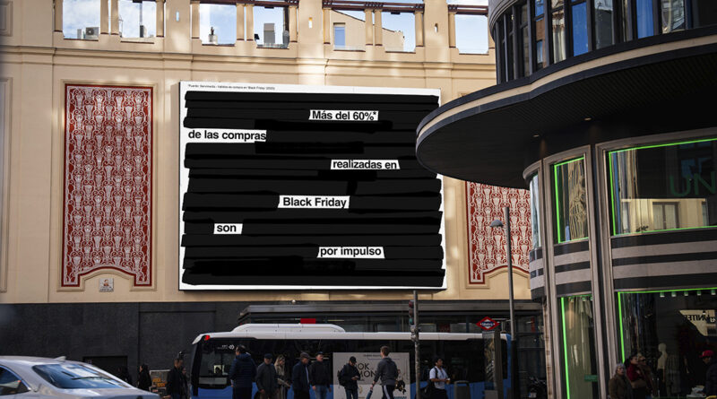 'Block Friday', un proyecto de PS21, desafía la saturación publicitaria con un "silencio visual" en Gran Vía, Callao y otros ejes comerciales de la capital