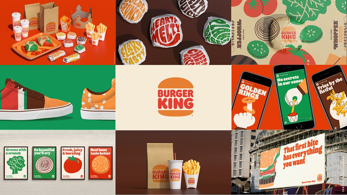 Burger King renueva su identidad visual después de más de 20 años