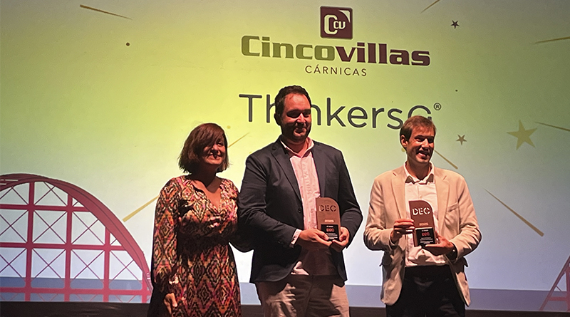 Cárnicas Cinco Villas con Thinkerso recogen el premio DEC a Mejor Estrategia de Experiencia de Empleado 2025