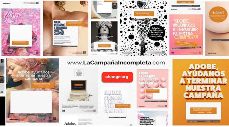 "La campaña incompleta" hace un llamamiento a Adobe sobre el cáncer de mama