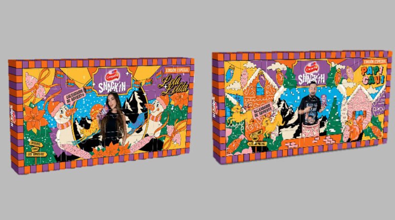 Lola Lolita y Papi Gavi protagonizan el primer calendario de adviento de la marca de snacks de Campofrío