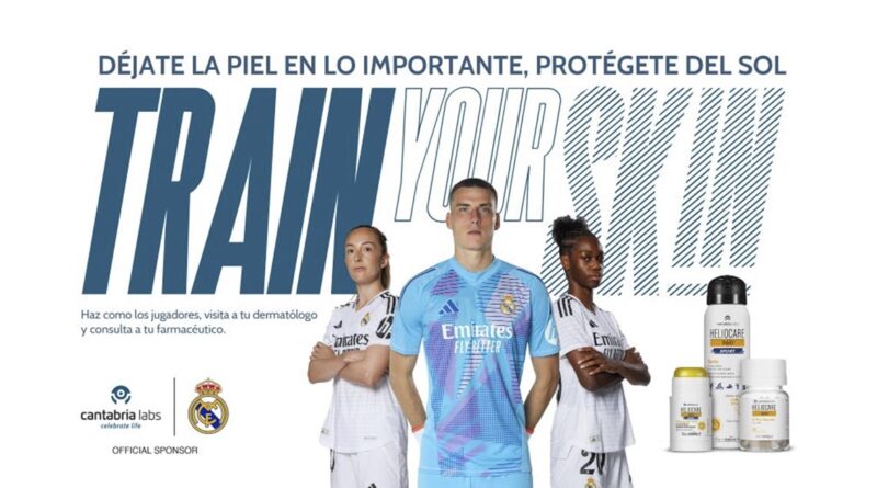 Los futbolistas de los equipos masculino y femenino del club blanco vuelven a implicarse con Cantabria Labs bajo el concepto ‘Déjate la piel en lo importante, protégete del sol’