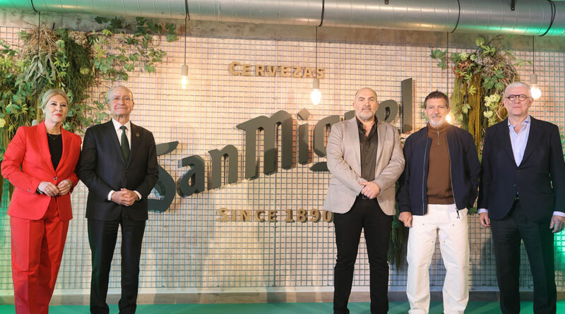 Cervezas San Miguel se une a Antonio Banderas para impulsar la oferta cultural y hostelera de Málaga