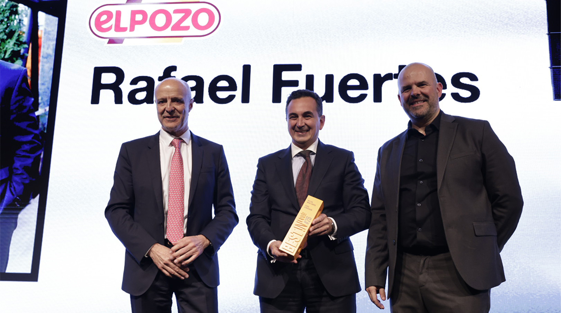 Rafael Fuertes, director general de ElPozo, recibe el Best CEO en los Best!N Food 2026