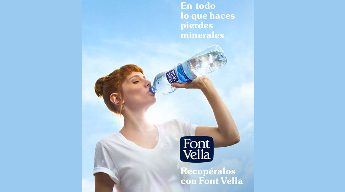 'Llénate de minerales, llénate de vida', la nueva campaña de Font Vella