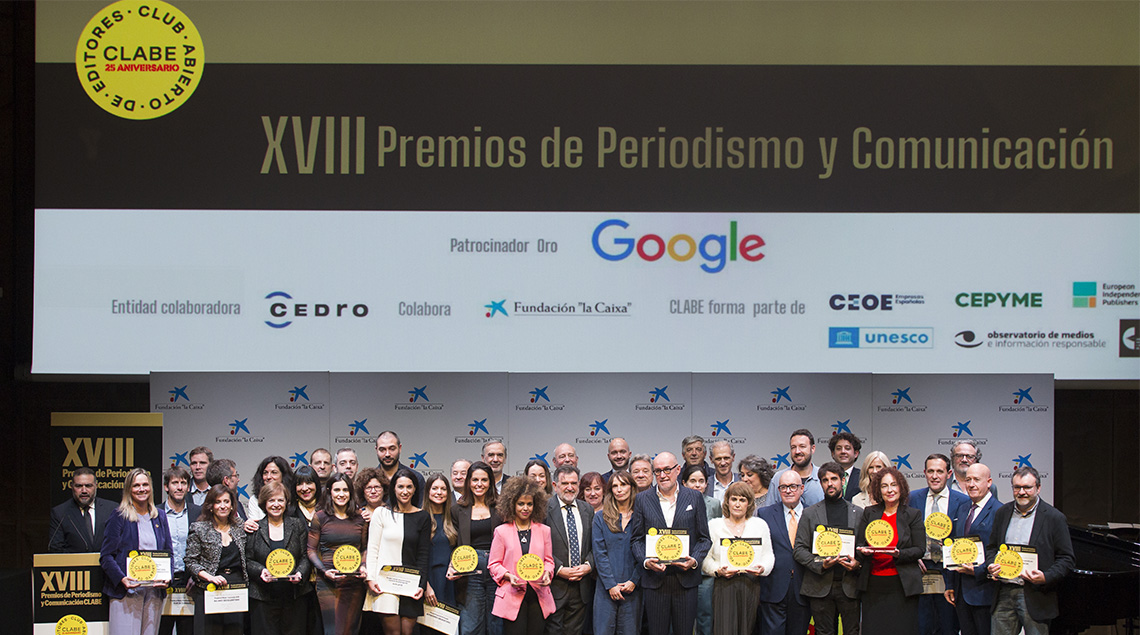 Todos los ganadores de la XVIII edición de los Premios CLABE