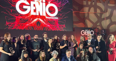 Ganadores de los Premios Genio Innovación 2024 durante la gala del 14 de marzo en Murcia
