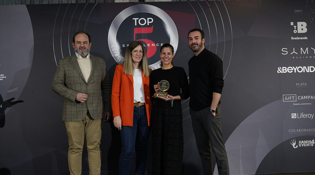 Ganadores del TOP Disruptiva en la sexta edición del TOP 5 Excellence- Estrategias de Marketing 2024