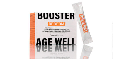 El booster de Rederm basa su acción en una fórmula que combina péptidos de colágeno bioactivos —capaces de estimular la producción natural de colágeno y elastina— con ingredientes de alta eficacia