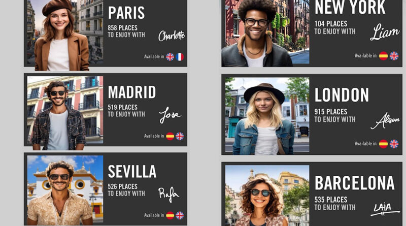 Los guías turísticos creados con la IA por la startup española CityMe