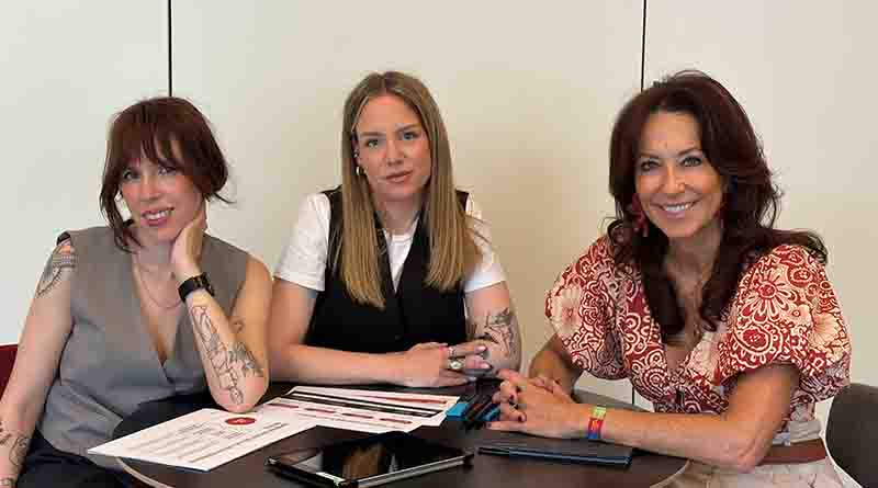 De izquierda a derecha, Rocio Centeno, Influencer Marketing Services director ( CRed), Marta Bueno, Influencer Marketingdirector (CRed) y Ana Picó, directora general de Havas PR España